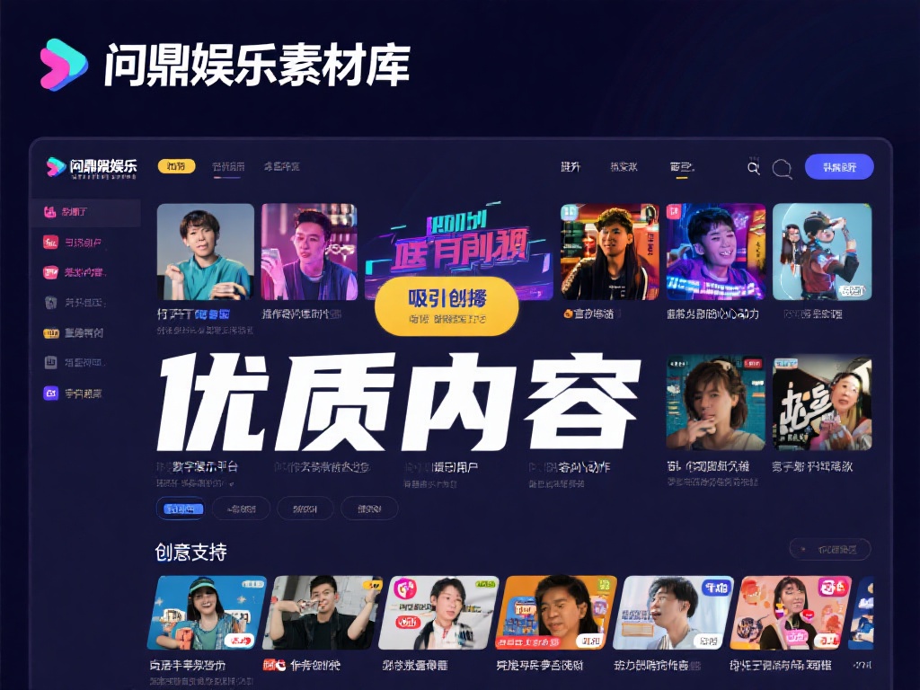 问鼎娱乐素材：打造优质内容的创意宝库与灵感源泉 (问鼎娱乐素材：激发创意灵感，打造优质内容的不竭源泉）